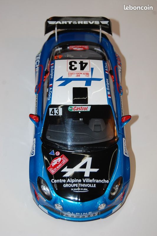 Miniature Voiture Solido 1:43 - Alpine A110 Andruet Rallye Monte-Carlo - En Fer, Sans Boîte, Occasion