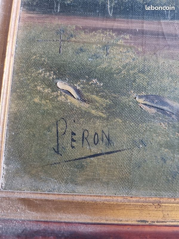 Peinture signé Peron (image 2)