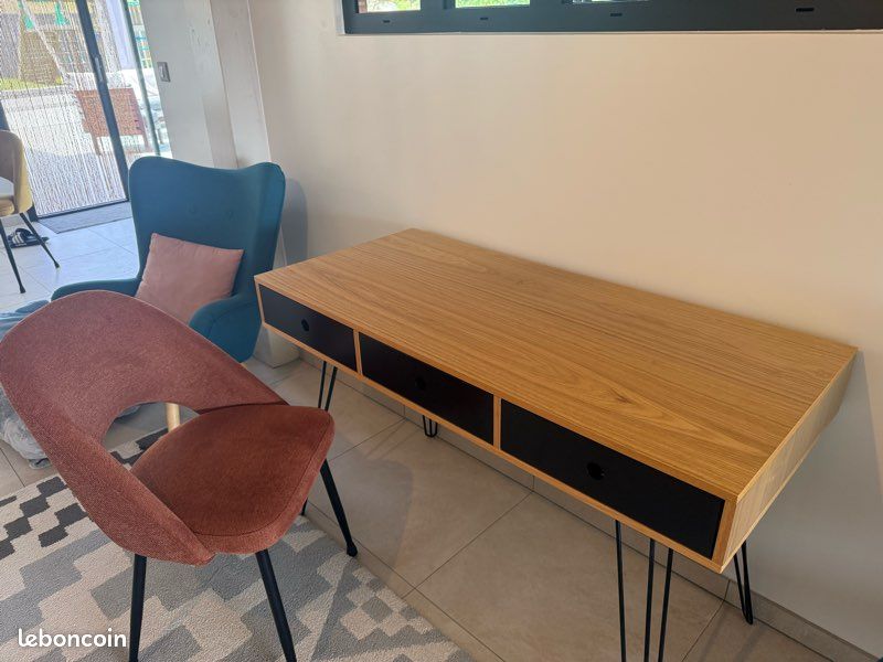 Bureau 3 tiroirs Watford (image 1)