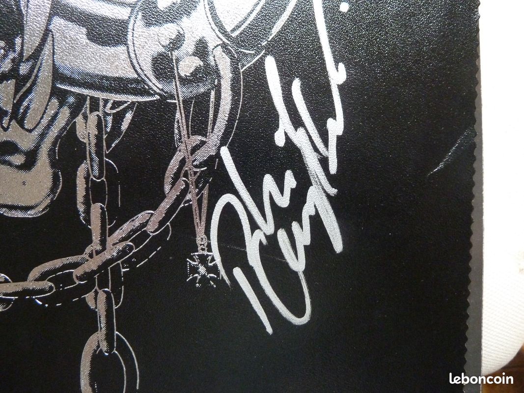 MOTORHEAD"No remorse" double vinyle pochette cuir signé par 3 membres (image 3)