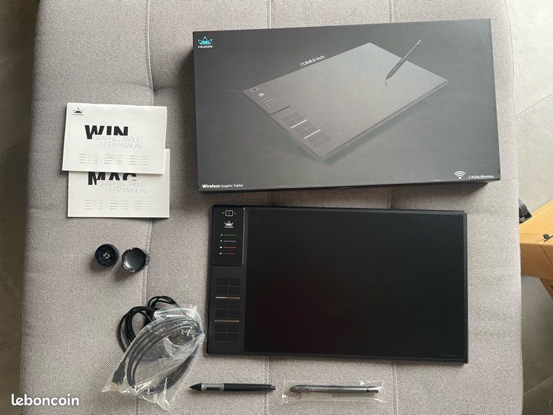 Tablette Graphique Huion WH1409 – Bluetooth, Sans Fil (occasion)