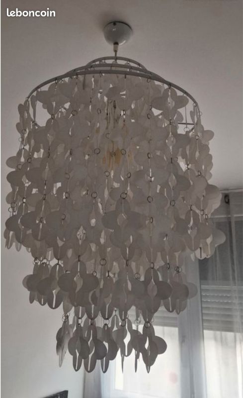Lustre blanc design 3 étages – suspension moderne élégante (image 5)