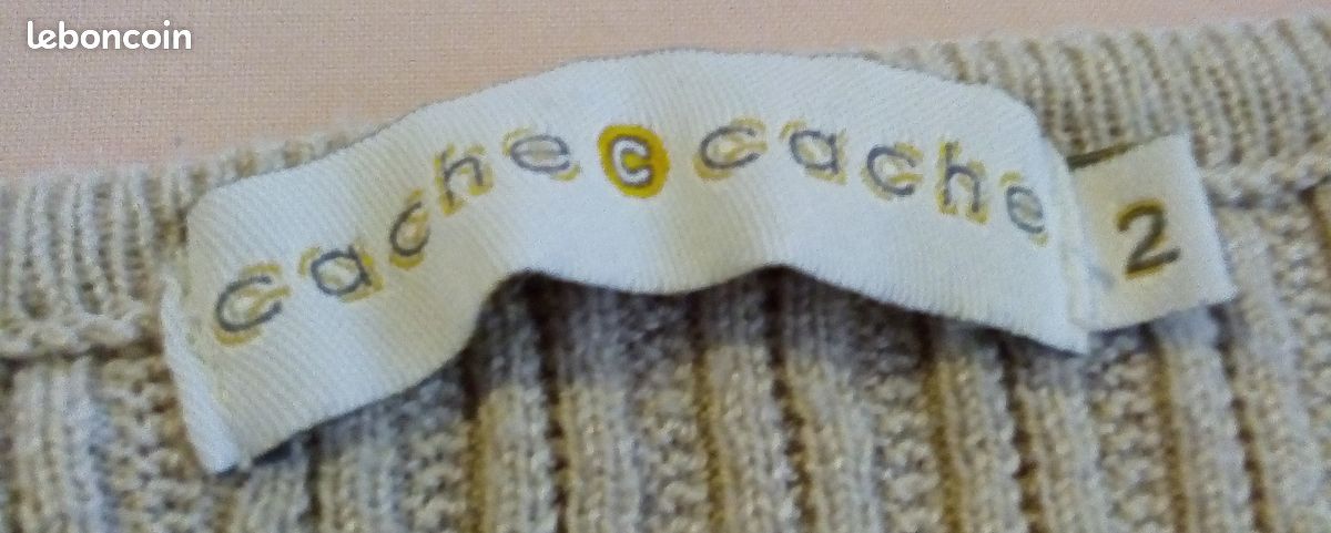 Petit gilets beige taille 38-M (image 2)
