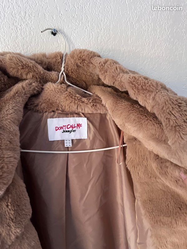 Veste Fourrure Manteau Sans Manche Jennyfer Veste Kaki Sans