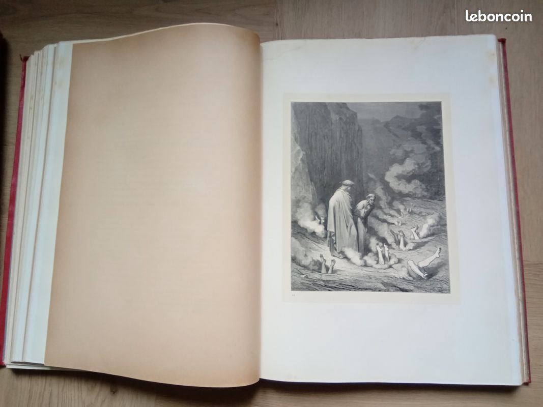 L Enfer, Le Purgatoire et Le Paradis (2 tomes). Avec les dessins de Gustave Doré. Traduction française de Pier Angelo Fiorentino, accompagnée du texte italien (image 17)