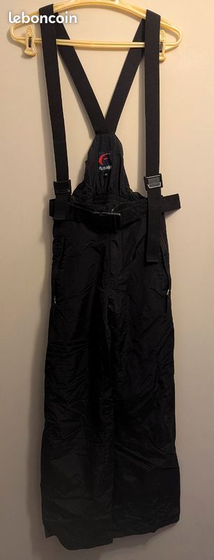 Pantalon De Ski Vintage Fusalp Noir – Taille 29, Stretch, Jambes Boot (années 70/80)