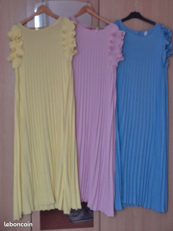 Robes plissées sans manches (image 3)