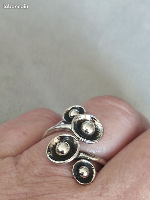 Bague en argent 925 ajustable (image 3)