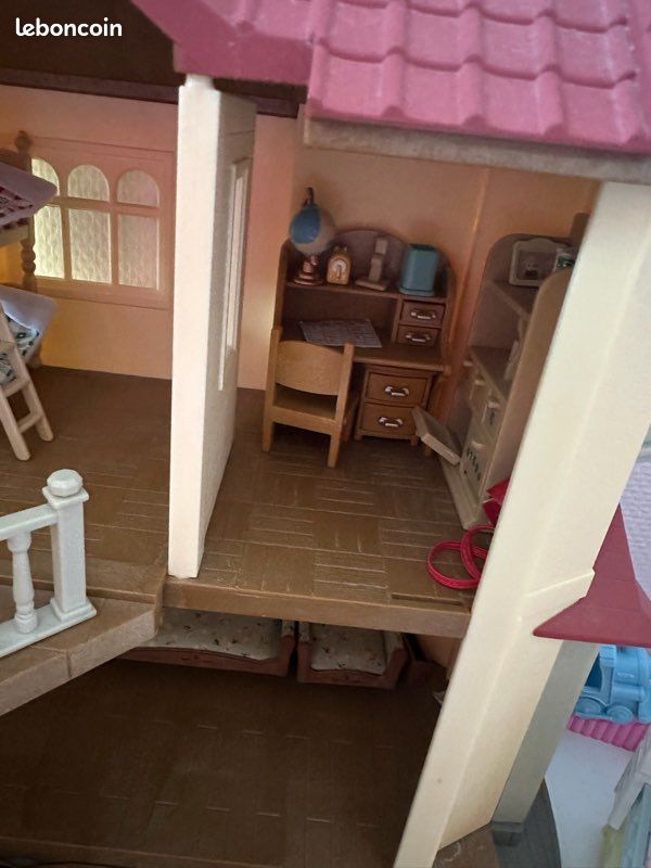 Lot Sylvanian families complet maison manège coquillage bébés et accessoires (image 6)