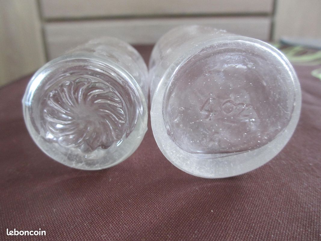 2 ancienne bouteille en verre / flacon (image 2)