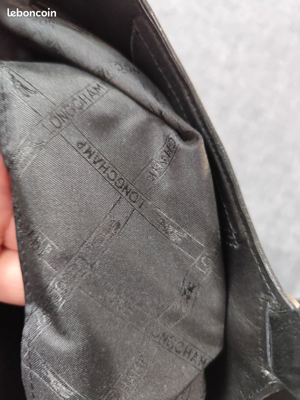 Sac à main pliable noir longchamp (image 6)