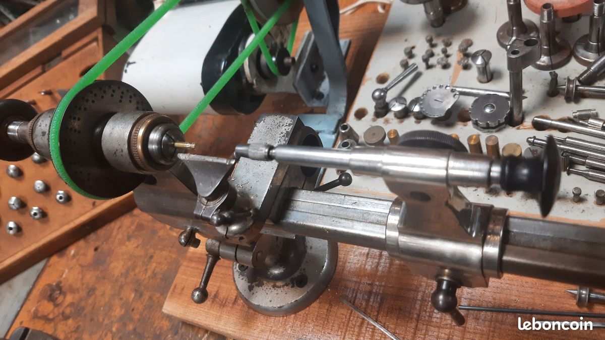 Tour D'Horloger Boley / Wolf.Jahn & Co. - 8mm Avec Moteur Et Accessoires - Occasion
