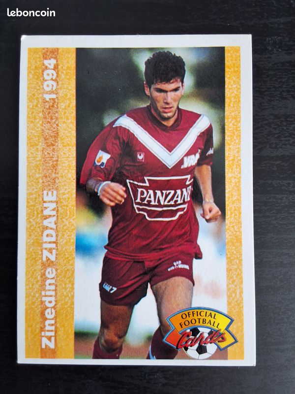 2002 SPECIAL ZINEDINE ZIDANE FRANCE PANINI FOOTBALL 6 CARTES NEUVES