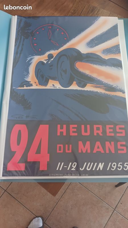 AFFICHE ORIGINALE 24 Heures du MANS 1981 ACO poster 48 EUR 25,00