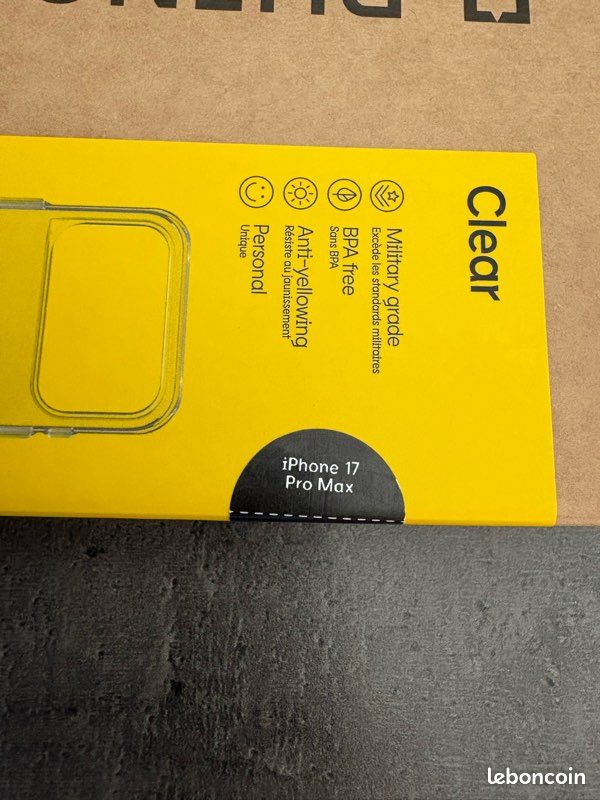 Coque Clear RhinoShield IPhone 17 Pro Lax Neuve (image 2)