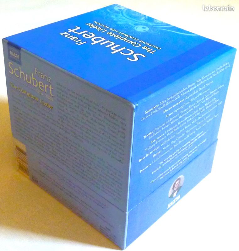Coffret 38 CD : Intégrale des lieder de SCHUBERT sous la direction de Ulrich Eisenlohr / NAXOS / Musique classique / Chant (image 4)