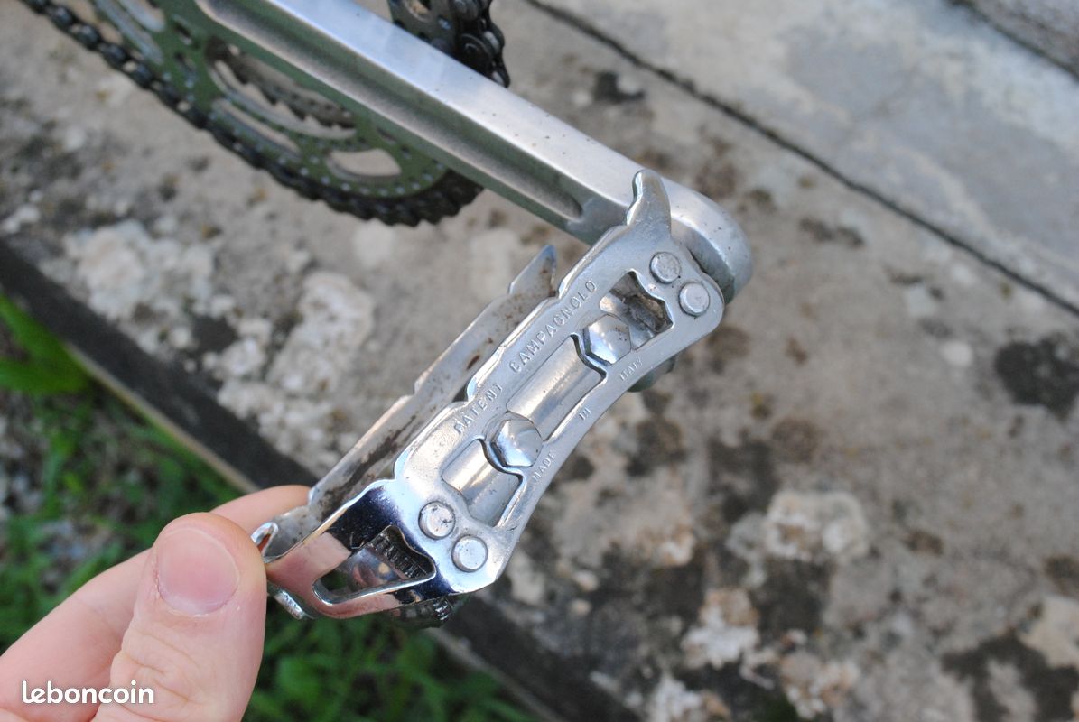 Cadre De Vélo Route Campagnolo 58x56 - Raccord Chromé Finition Trèfle - Occasion Bon état