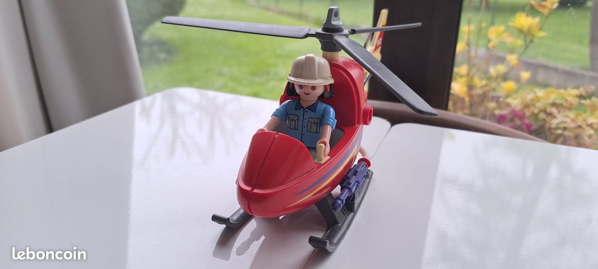 PLAYMOBIL Hélicoptère pompier 4512 (image 1)