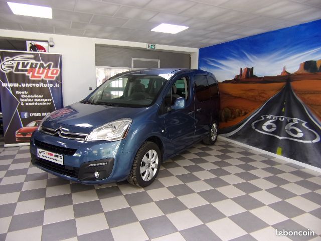 Citroën Berlingo II Phase 2 1.6 Blue-HDI 120cv Shine/ 1ère Main / Suivi complet (image 1)