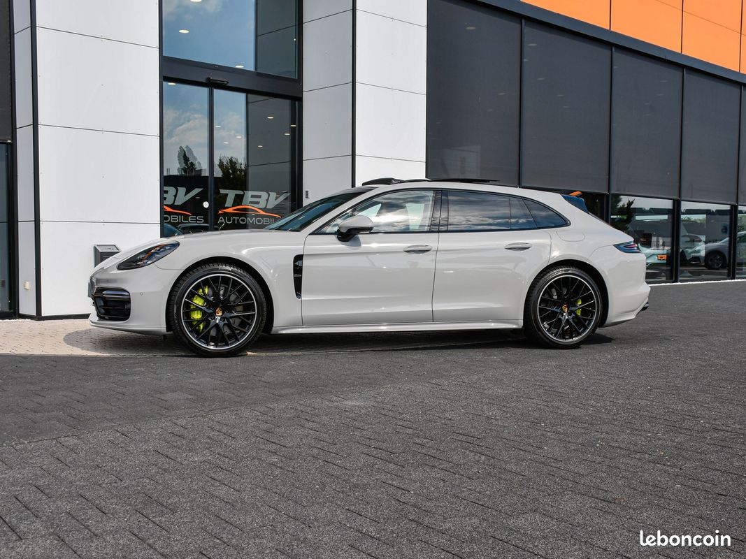 Porsche Panamera 4 SPORT TURISMO 3.0 V6 462 CV EHYBRID GRIS CRAIE ECHAPP. PSE PDSL+ PACK SPORT CHRONO+ PCC PASM HIFI BOSE TOIT OUVRANT JANTES 21 PORSCHE APPROUVED 06/2027 SUPERBE CONFIGURATION GR (image 3)