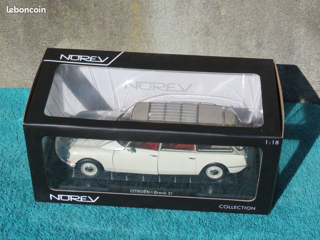 NOREV 181590 CITROËN DS Break 21 Blanc 1970 1/18 Voiture Miniature