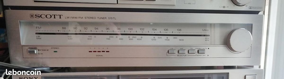 Tuner scott dans amplis et préamplis