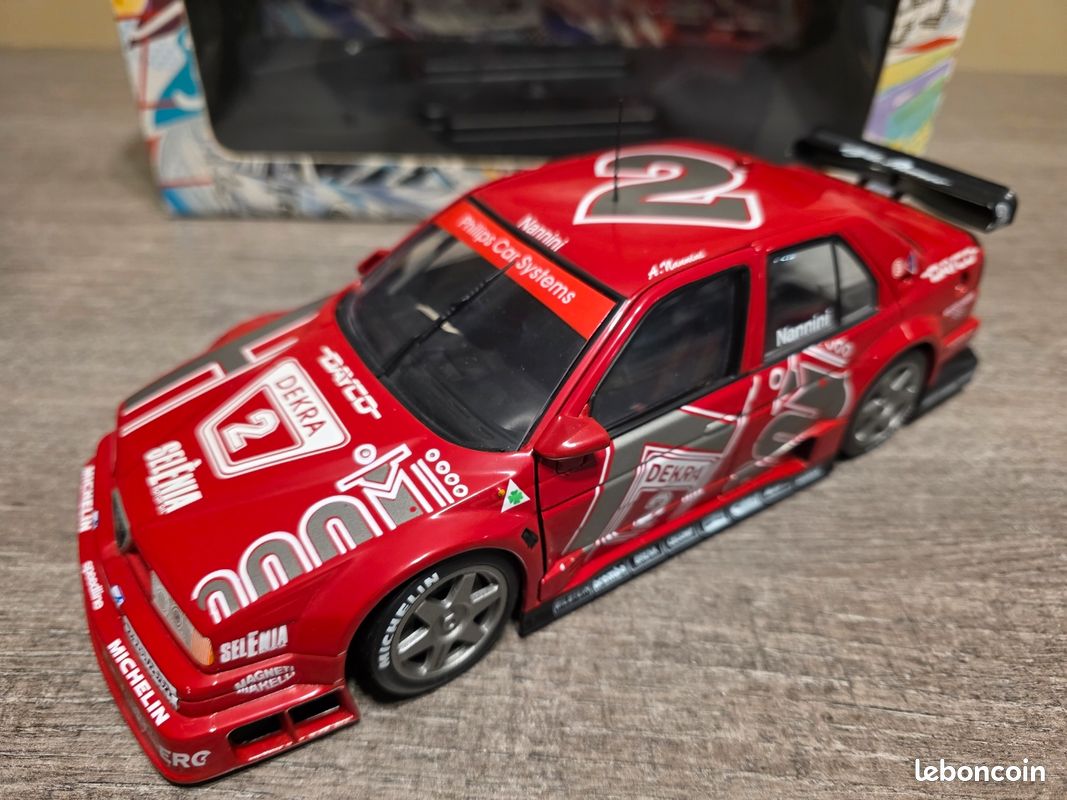 Minichamps 1/43 Alfa Romeo 155 V6 TI DTM 1995 Euroteam S. Modena (neuf En Boîte)