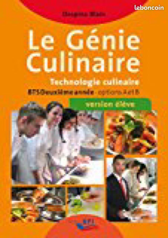 Livre BTS diététique / le génie culinaire (image 1)