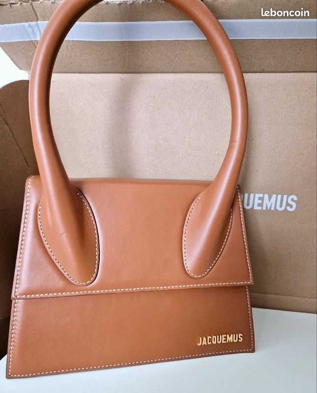 Jacquemus grand chiquito light brown neuf (image 6)