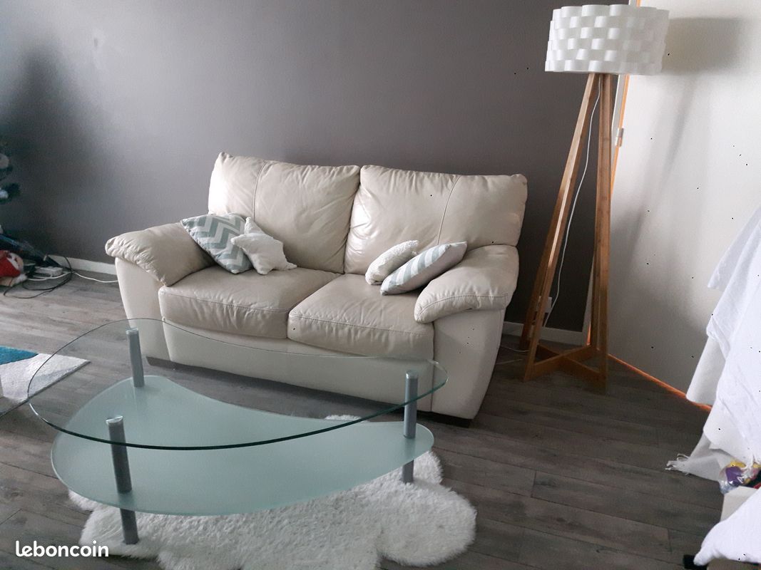 Table basse en verre trempé (image 1)