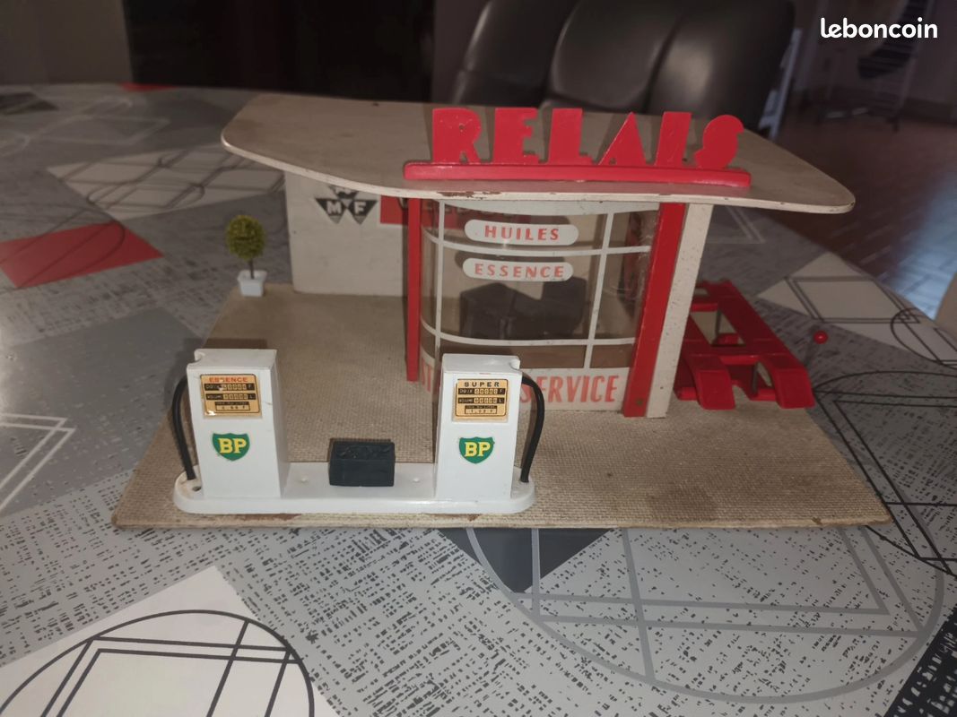 Garage Veedol Atomic Jouets – Station Service Vintage 1960 – Vroom Esso Mobil Shell BP