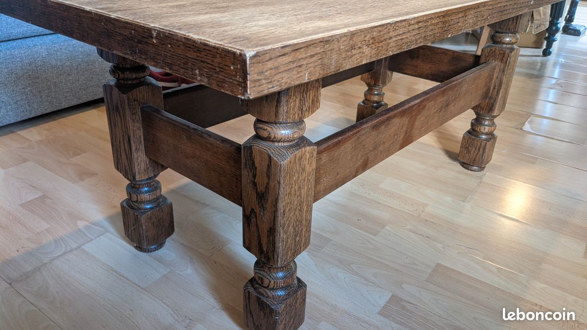 Table basse bois massif (image 3)