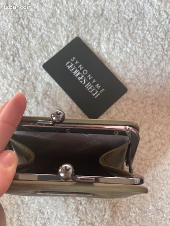 Porte monnaie en cuir Synonyme Georges Rech Neuf Accessoires