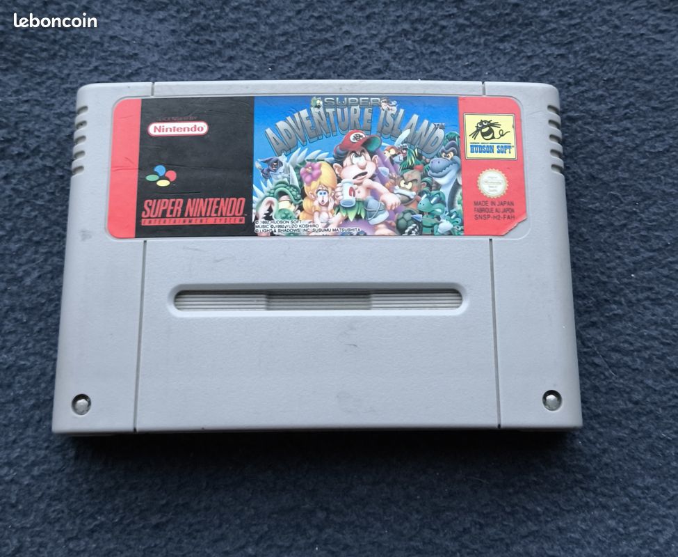 Super Adventure Island Sur SNES (PAL) - Jeu Complet ? état Correct