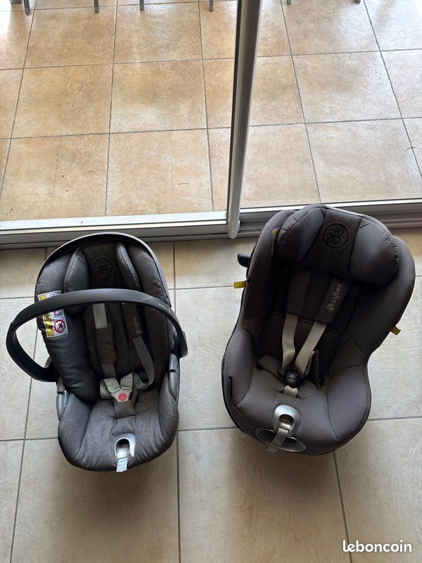 Ensemble Cybex Poussette Balios + Cosy Cloud Z + Siège Sirona Z + 2 bases Isofix 360 (image 1)