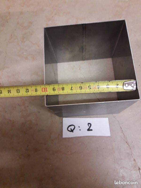 Patisserie : Moule inox 'Cube (image 1)