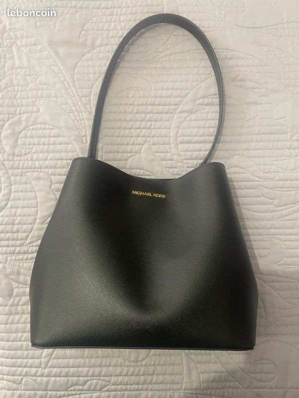 Sac à main Michael kors noir longueur 26cm hauteur 22cm (image 7)
