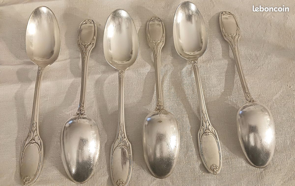 Fourchette De Table Christofle - Modèle Marie-Antoinette - Métal Argenté - France