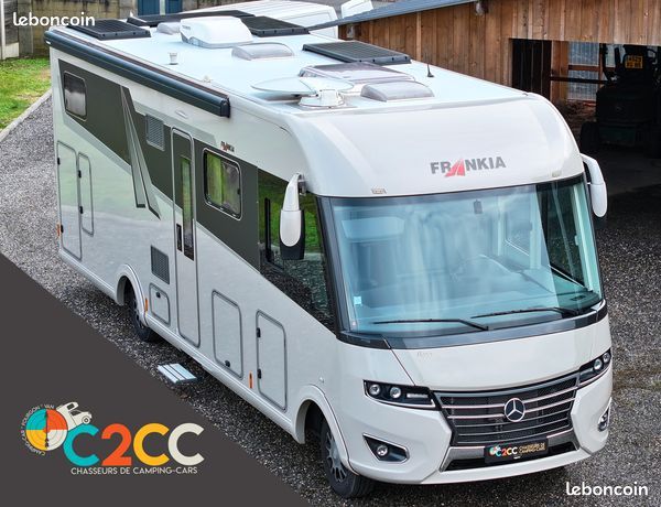 CAMPING-CAR FRANKIA I 8400 GD PLATIN _ 6 Cylindres 3L 190 cv _ Vérins _ suspensions pneumatiques AR _ Attelage _ Clim ...etc (image 1)