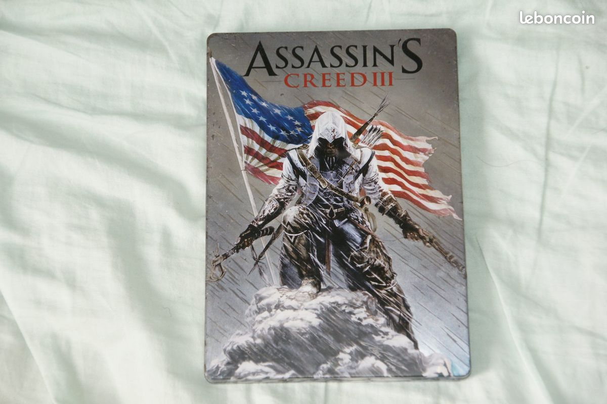 Assassin's Creed III – Édition Steelbook FR Complète Pour Xbox 360 – Bon état