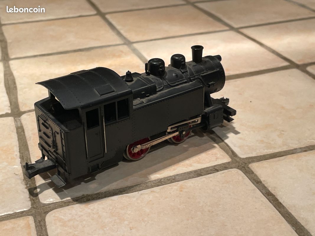 TRAINS LR LOCO VAPEUR ÉLECTRIQUE MÉTAL Lg 20cm années 30/40 NON TESTÉE