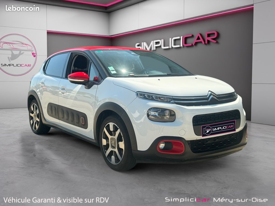 CITROEN C3 III 1.6 BLUE HDI 75 FEEL 75Ch Apple carplay Régulateur de vitesse Garantie 12 mois (image 1)