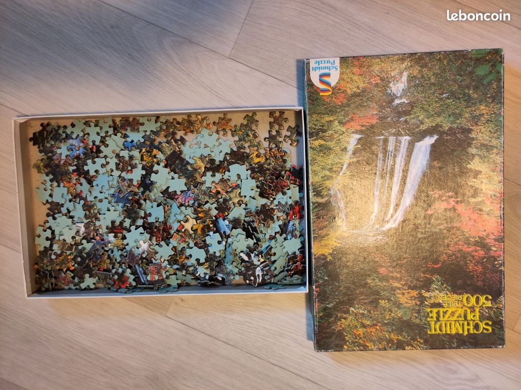 Puzzle 500 pieces cascade ancien (image 4)
