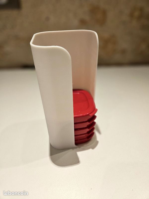 Lot de 2 Range 12 couvercles Multidelice simple blanc (image 6)