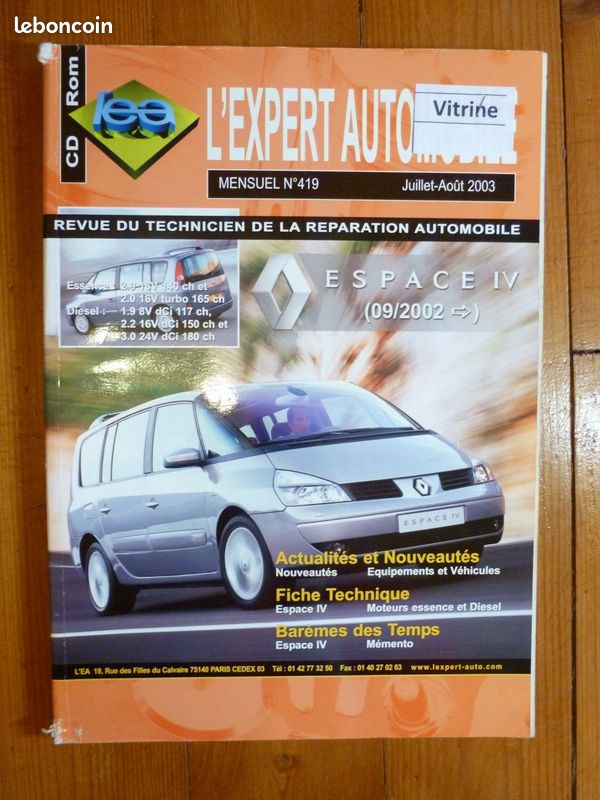 Espace IV 3L V6 02- Revue Technique Renault (image 1)