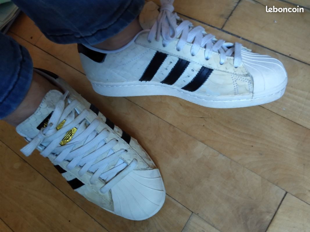 Sneakers Adidas T40 façon croco (image 3)