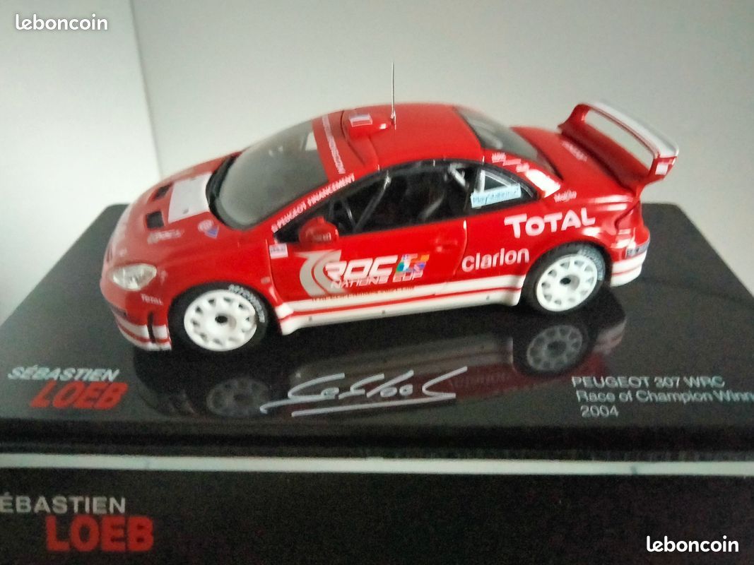 Peugeot 307 WRC 2004 Gronholm 1/18 - Édition Presse, Miniature Collection Boîte D'Origine