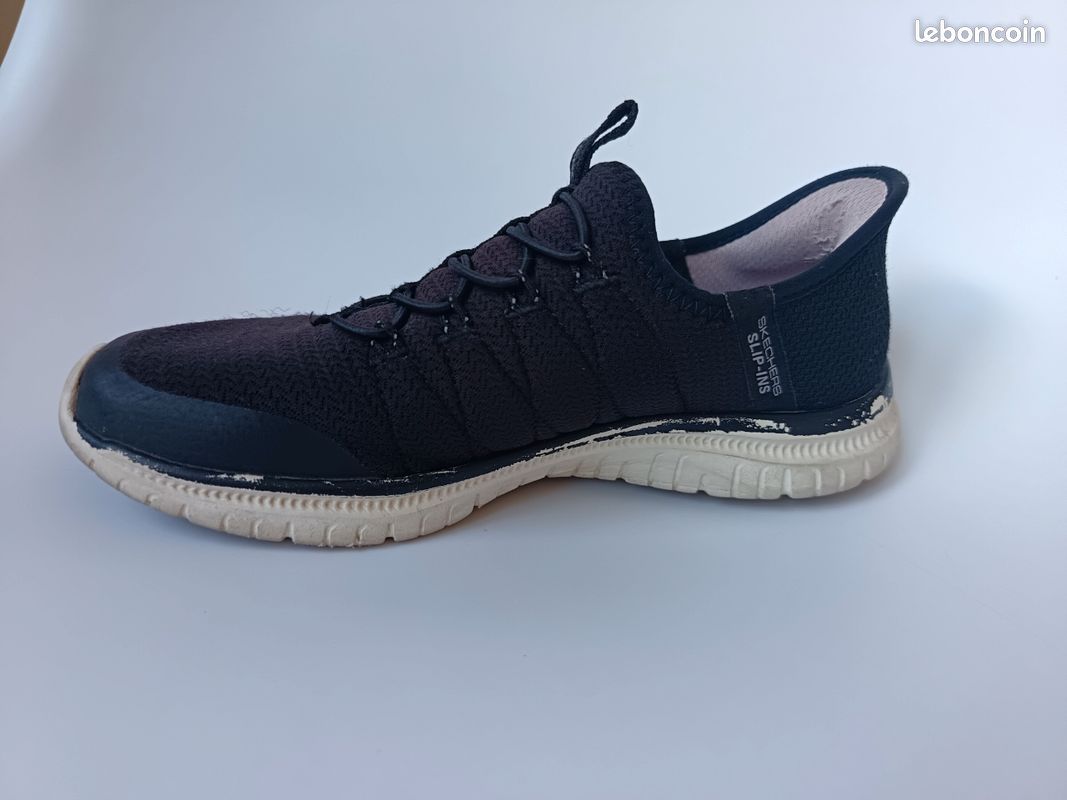 Chaussures baskets fille skechers slip-ins noir 35 (image 2)