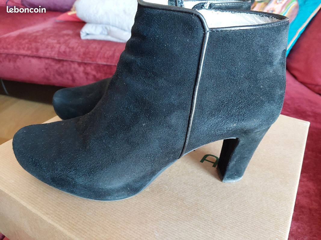 Bottines velours (image 1)