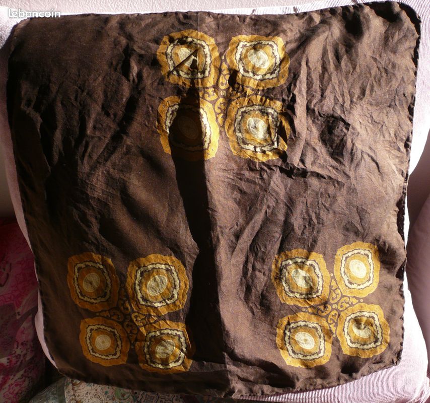 Pochette marron-orange pour costume 70's (image 4)